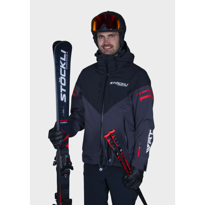 Kurtka Stöckli  Skijacket WRT Anthracite-Black