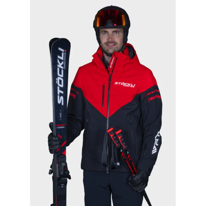 Kurtka Stöckli  Skijacket WRT Black-Red
