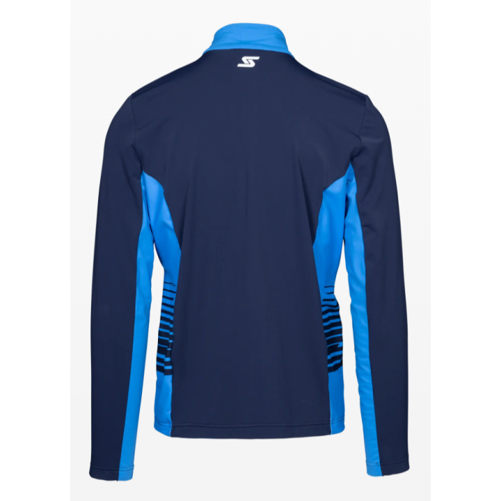 Longsleeve Stöckli Functional shirt navy-azzurro