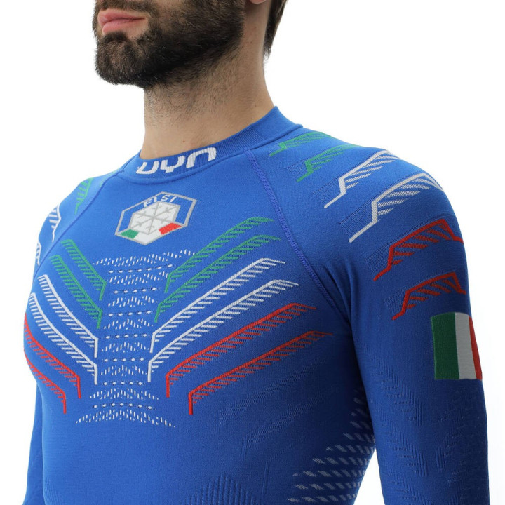 Koszulka męska UYN NATYON 3.0 ITALY UW SHIRT LG_SL.TURTLE NECK