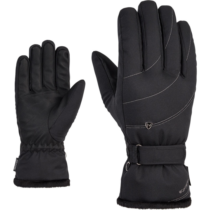 Rękawiczki ZIENER KAHLI PR® lady glove black.gold art