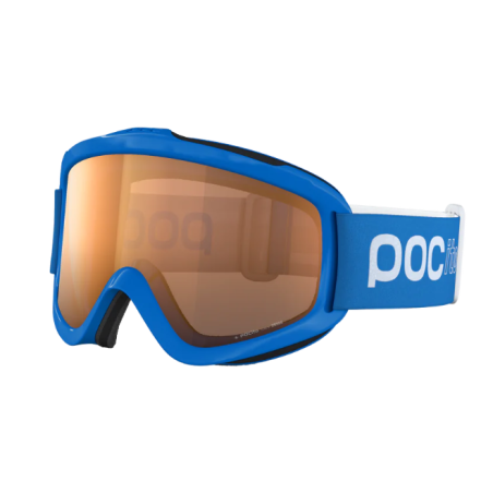 Gogle dziecięce POC POCito Iris Fluorescent Blue/Partly Sunny Light Orange CAT 2
