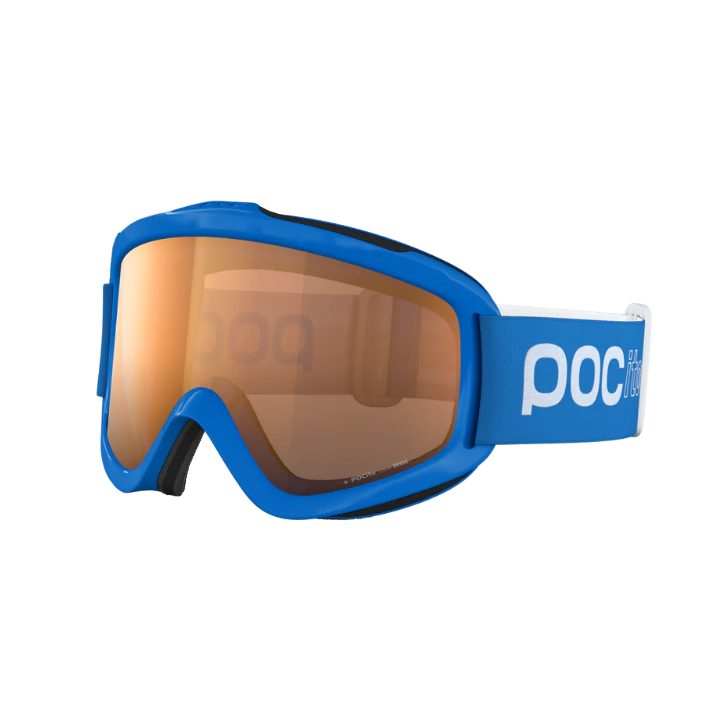Gogle dziecięce POC POCito Iris Fluorescent Blue/Partly Sunny Light Orange CAT 2