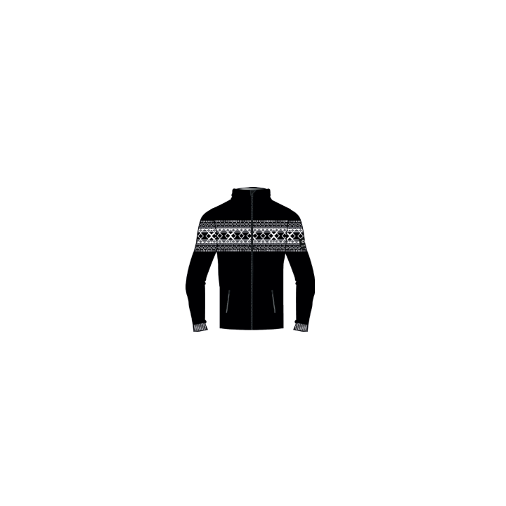 Bluza NEWLAND Collins Man Full Zip Black