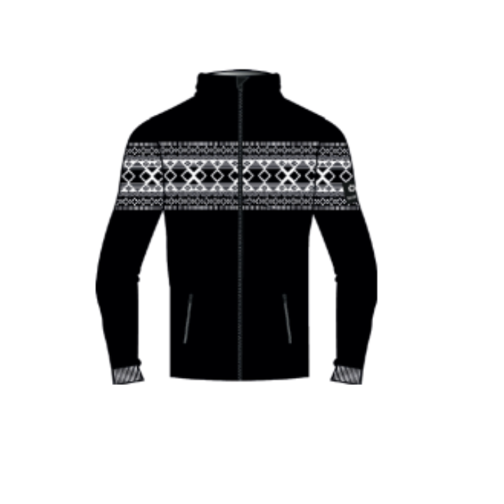 Bluza NEWLAND Collins Man Full Zip Black