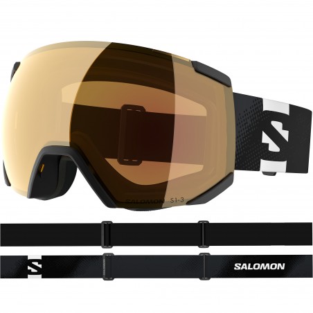 GOGLE NARCIARSKIE SALOMON RADIUM PHOTO Black/Red 2027