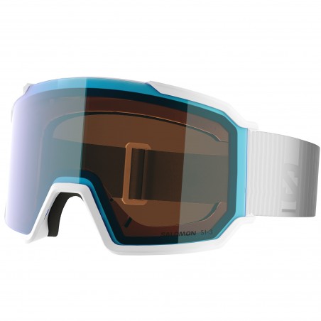 GOGLE NARCIARSKIE SALOMON S/VIEW 3 PHOTO White/ Blue 2027