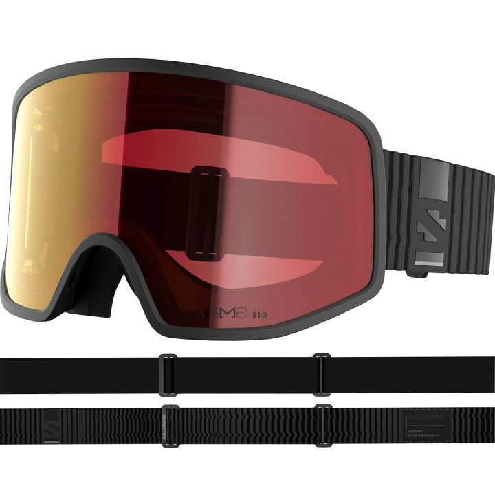 GOGLE NARCIARSKIE SALOMON SENTRY PRO OTG SIGMA PHOTO Black/ Red 2027