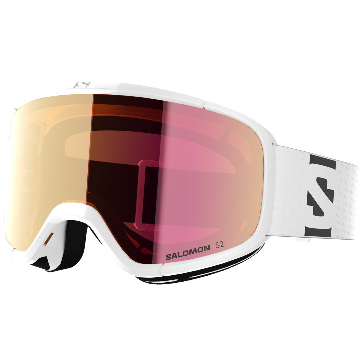 GOGLE NARCIARSKIE SALOMON LUMI White/Ruby 2027