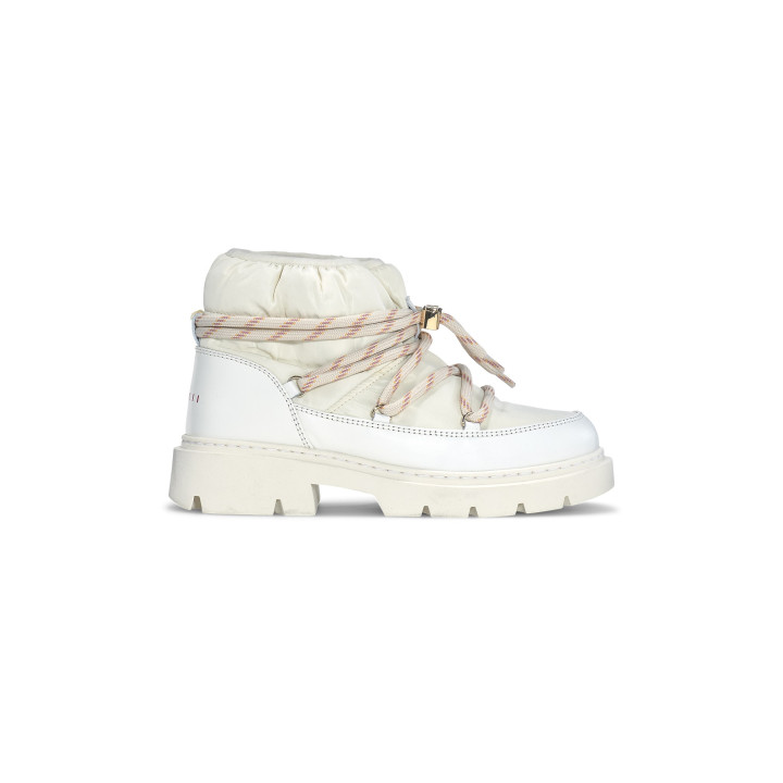 Buty damskie INUIKII BIKER PUFFER Off White