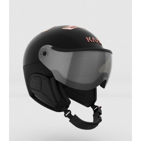 Kask narciarski KASK Chrome Photo Mirror Visor Black/Pink Gold