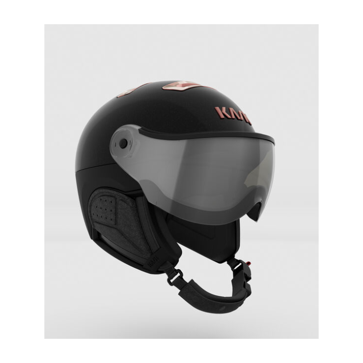 Kask narciarski KASK Chrome Photo Mirror Visor Black/Pink Gold