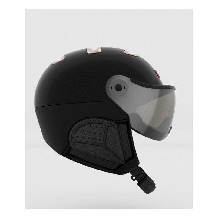 Kask narciarski KASK Chrome Photo Mirror Visor Black/Pink Gold