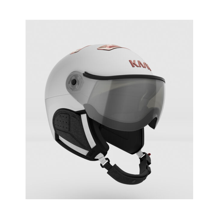 Kask narciarski KASK Chrome Photo Mirror Visor White/Pink Gold