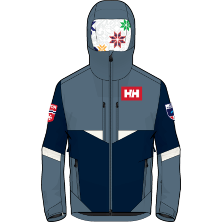Kurtka narciarska HELLY HANSEN KVITFJELL RACE INS JACKET NAVY WASHED NAVY NSF REPLI