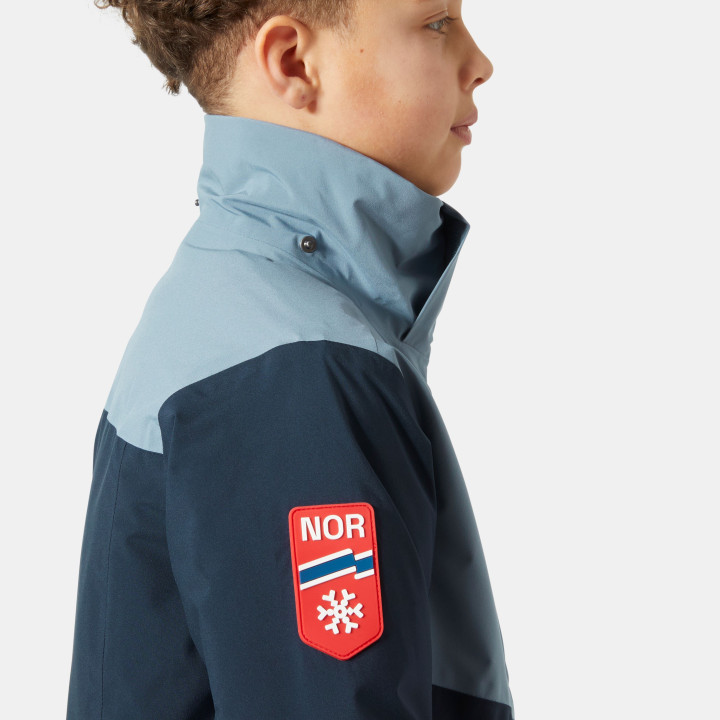 Kurtka narciarska HELLY HANSEN ELEVATE JACKET JR WASHED NAVY NSFA