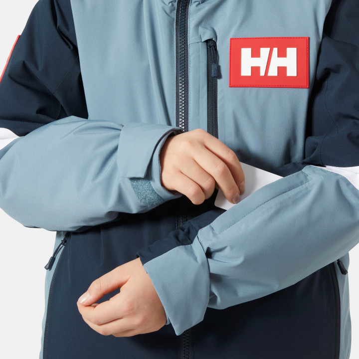 Kurtka narciarska HELLY HANSEN ELEVATE JACKET JR WASHED NAVY NSFA