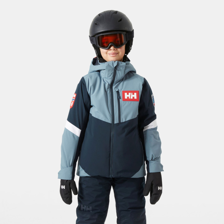 Kurtka narciarska HELLY HANSEN ELEVATE JACKET JR WASHED NAVY NSFA