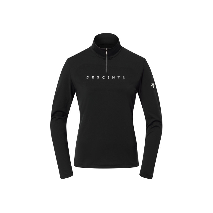Bluza damska DESCENTE CHEST LOGO T-NECK Black