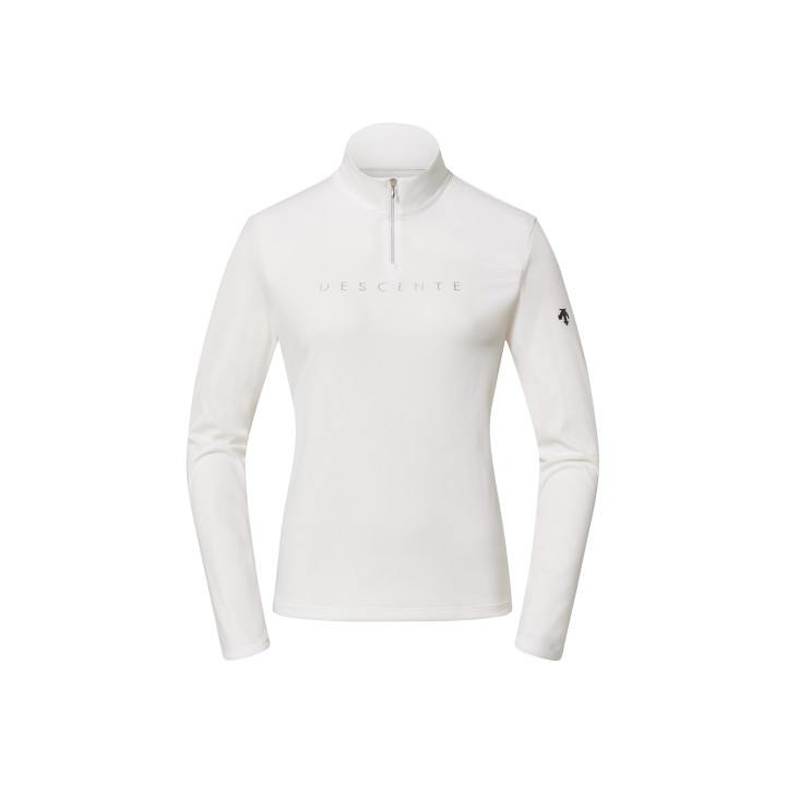 Bluza damska DESCENTE CHEST LOGO T-NECK White