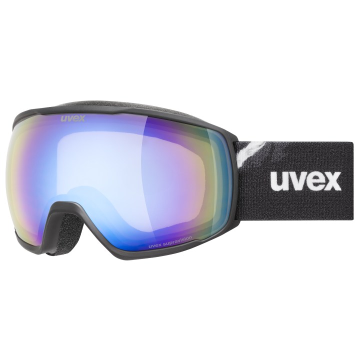 Gogle narciarskie UVEX VICTORIOUS FM Black matt dl/blue on green-clear S2 2026