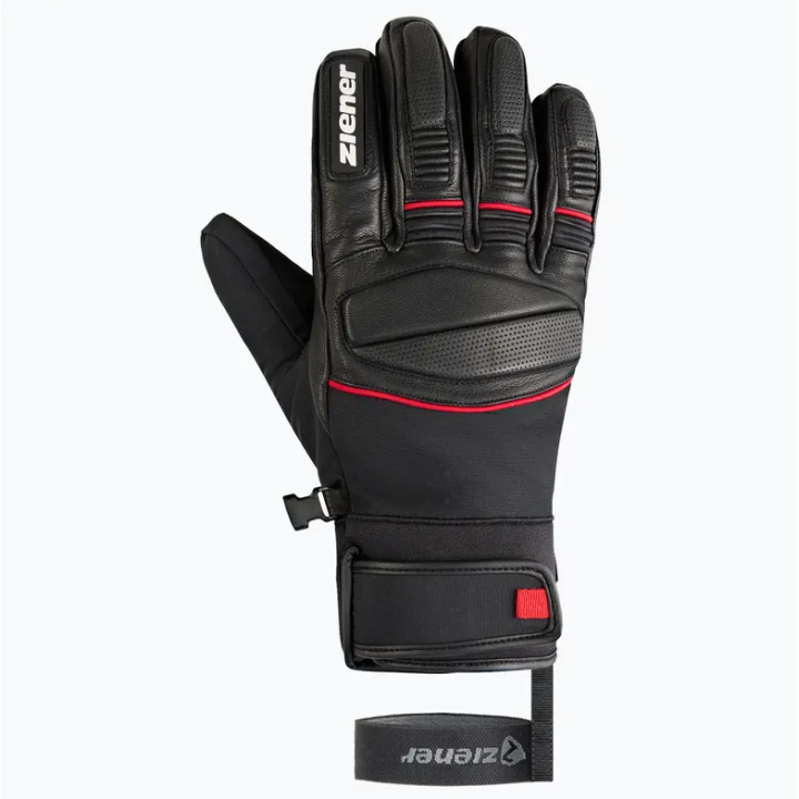 Rękawiczki ZIENER GOMIN-Z AS® Black-Red