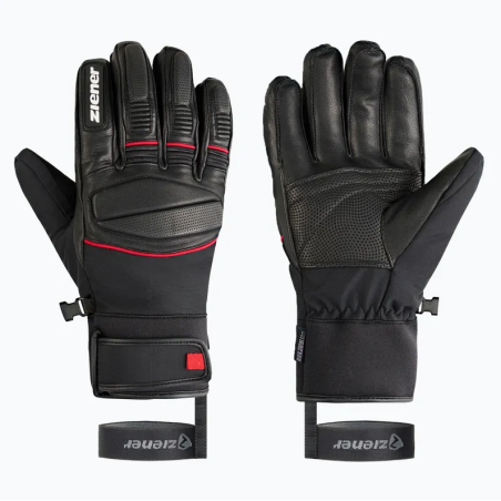 Rękawiczki ZIENER GOMIN-Z AS® Black-Red