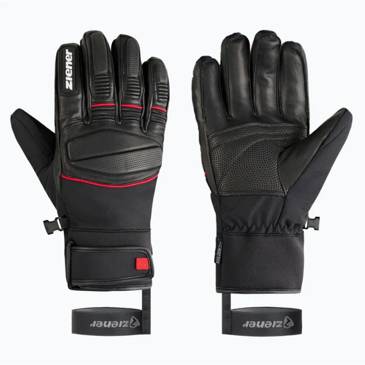 Rękawiczki ZIENER GOMIN-Z AS® Black-Red