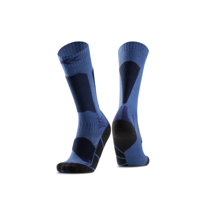 Skarpety junior X-Socks SKI DICOVER OTC JR BLUE/MARINE