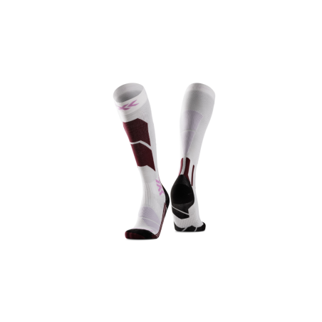 SKARPETY NARCIARSKIE X-SOCKS SKI PERFORM OTC WMN White/Lavender
