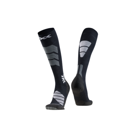 SKARPETY NARCIARSKIE X-SOCKS SKI EXPERT SILK MERINO OTC Black/Light Grey