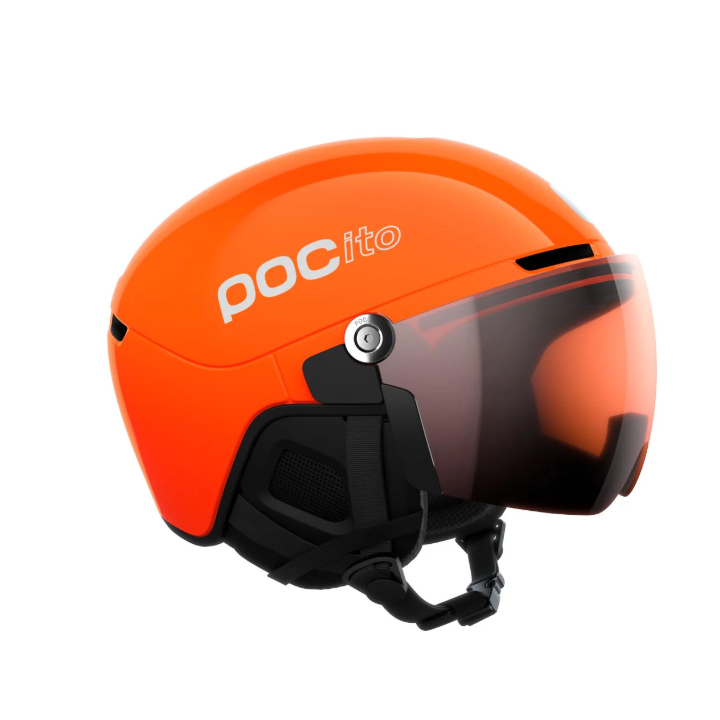 Kask narciarski POC POCito Obex Visior Fluorescent Orange 2026