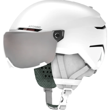 Kask narciarski ATOMIC SAVOR VISOR Jr White 2026