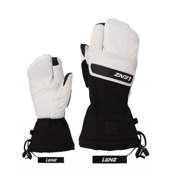 RĘKAWICE LENZ THINK ABOUT LOBSTER W White/Black