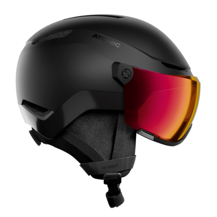 KASK NARCIARSKI ATOMIC REVENT VISOR PHOTO Black 2027