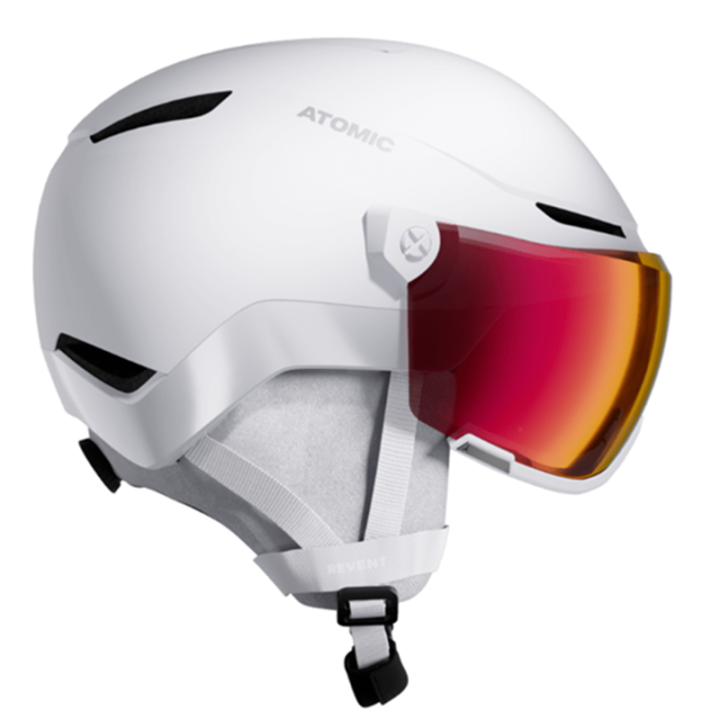KASK NARCIARSKI ATOMIC REVENT VISOR PHOTO White Heather 2027