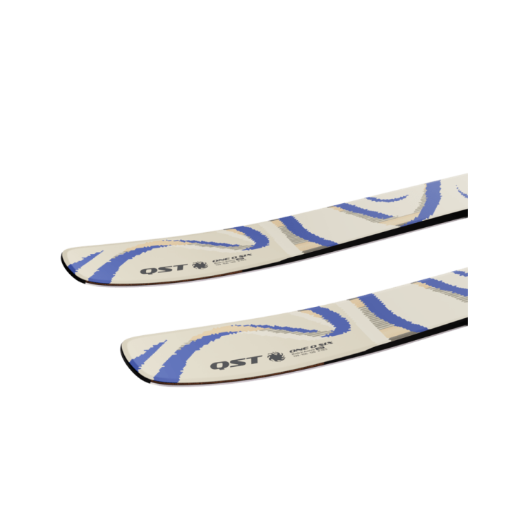NARTY SALOMON QST 106 (FLAT) Almond Milk/Race Blue 2027