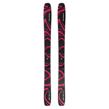NARTY SALOMON QST 106 (FLAT) Black/Equipe Red 2027