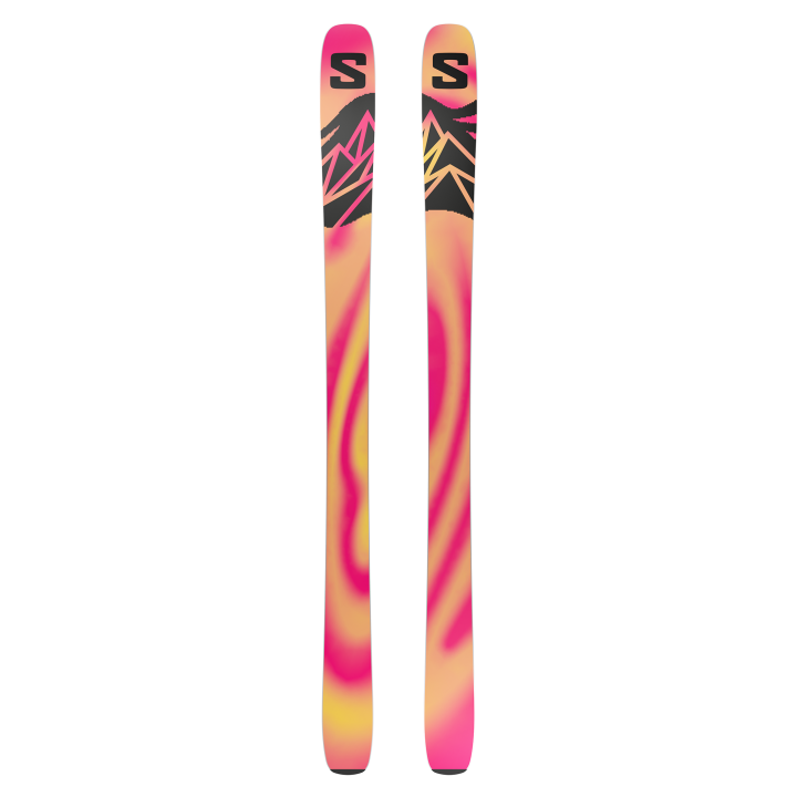 NARTY SALOMON QST 100 (FLAT) Black/Iceberg Green 2027