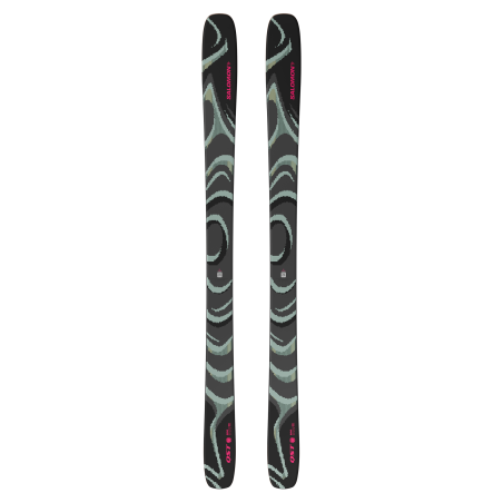 NARTY SALOMON QST 100 (FLAT) Black/Iceberg Green 2027