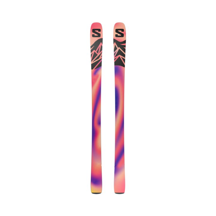 NARTY SALOMON QST 94 (FLAT) Black/Almond Milk 2027