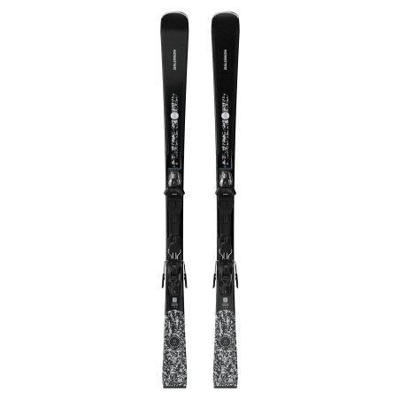 NARTY SALOMON S/MAX N°8 BLACK + M10 GW L8 Black/Glitter 2027