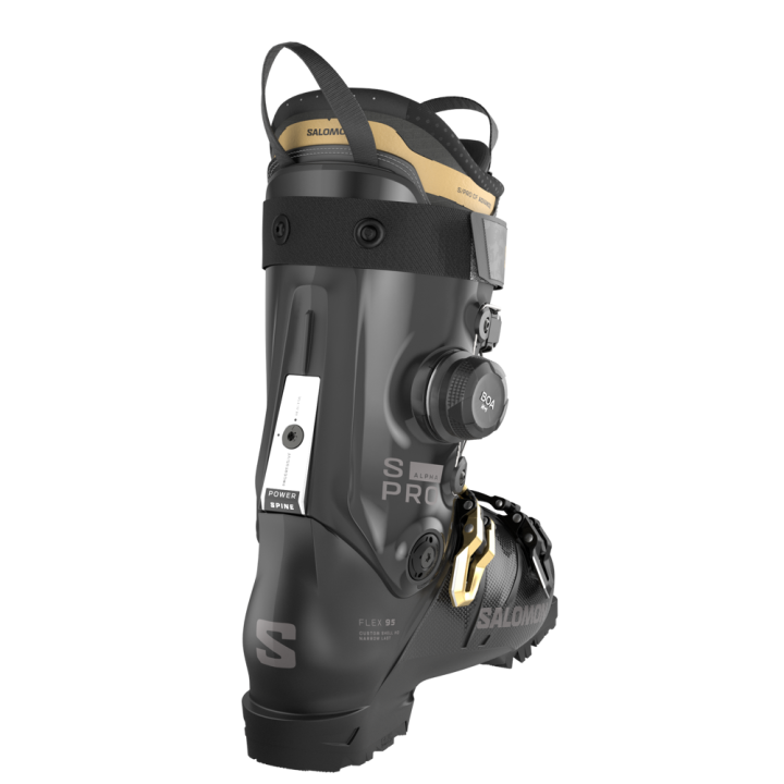 BUTY NARCIARSKIE SALOMON S/PRO ALPHA C BOA 95 W Black/Gold Met. 2027