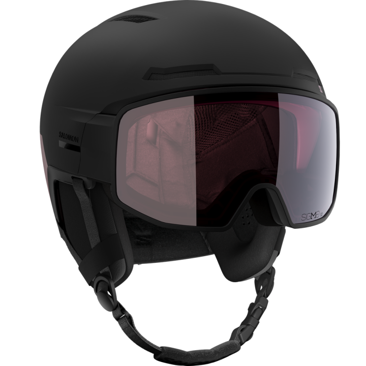 KASK NARCIARSKI SALOMON DRIVER PRO SIGMA Black/Dawn Pink 2027