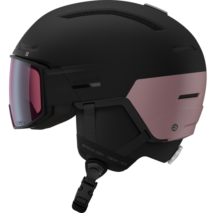 KASK NARCIARSKI SALOMON DRIVER PRO SIGMA Black/Dawn Pink 2027