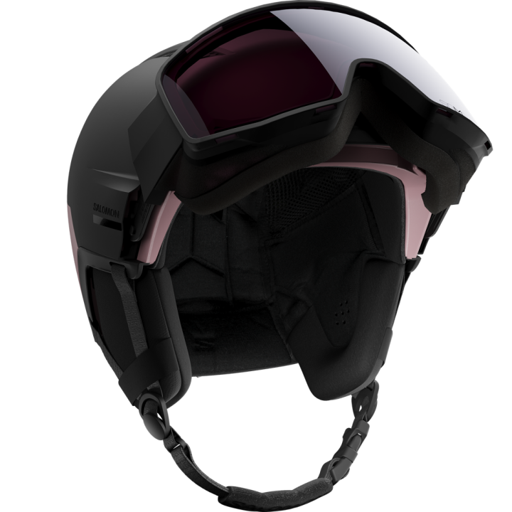 KASK NARCIARSKI SALOMON DRIVER PRO SIGMA Black/Dawn Pink 2027
