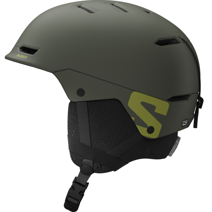 KASK NARCIARSKI SALOMON HUSK JR Castor Gray 2027