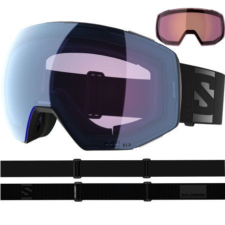 GOGLE NARCIARSKIE SALOMON RADIUM PRIME SIGMAPHOTO +1LENS Black/Blue 2027