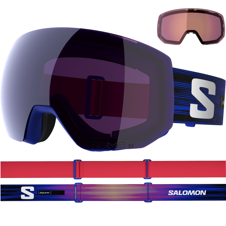 GOGLE NARCIARSKIE SALOMON RADIUM PRO SIGMA +1 LENS Black/Blue 2027