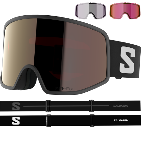 GOGLE NARCIARSKIE SALOMON SENTRY PRO PLUS Black 2027